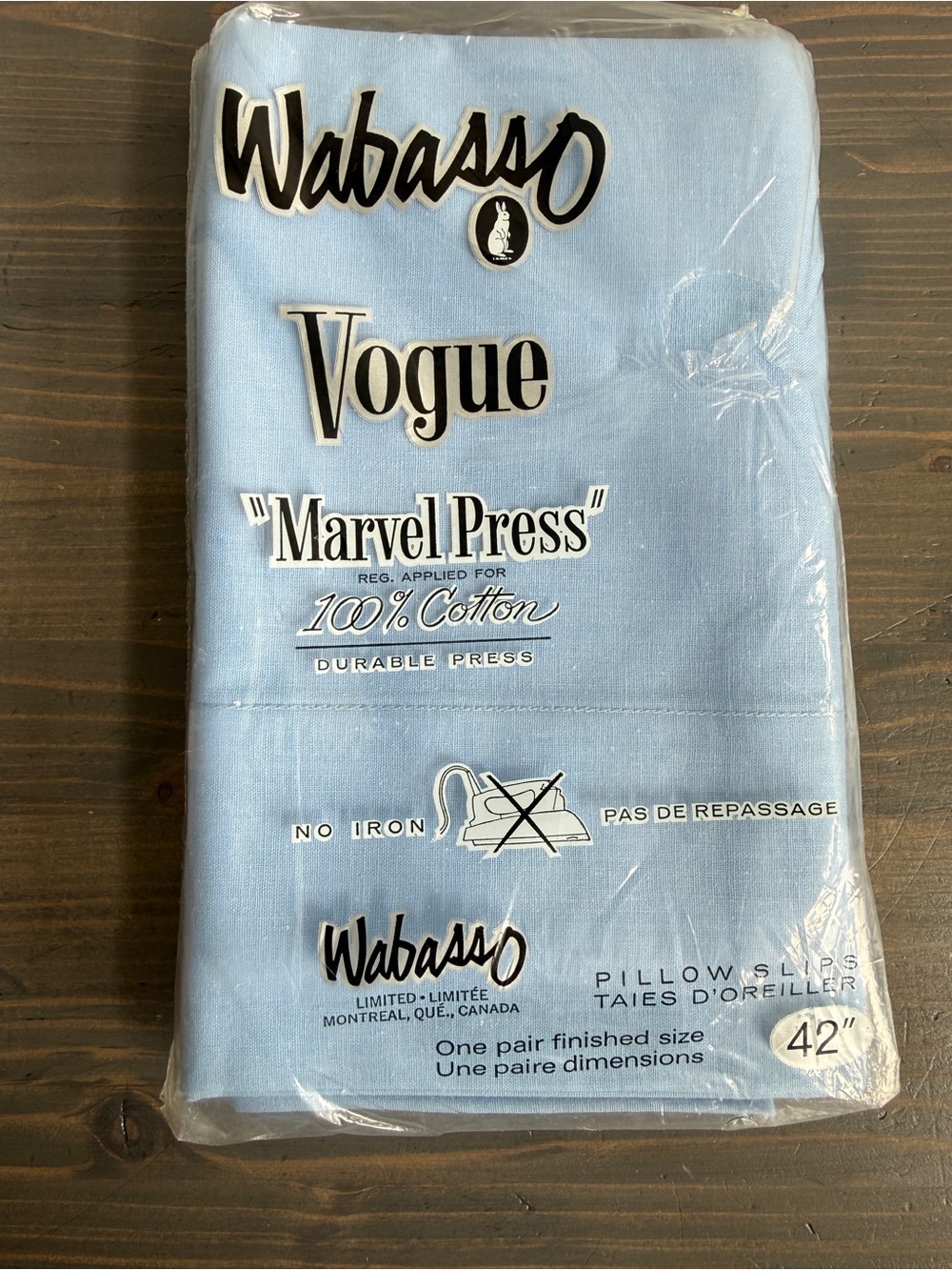 Vintage unopened 42” pillow slips